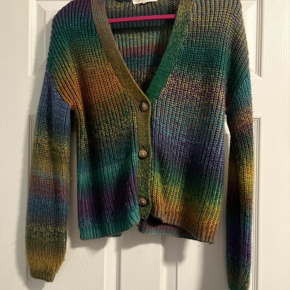 Multicolor Knit Women's Sweater